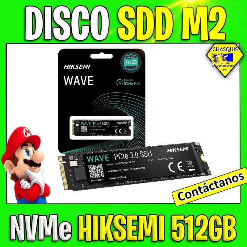 DISCO SSD M2 NVME HIKSEMI E1000 DE 512GB