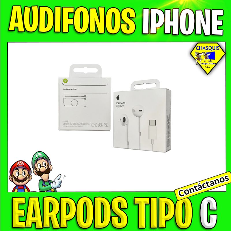 AUDIFONOS EARPODS IPHONE TIPO C