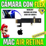 CAMARA CON FLEX BLACKLIGHT PARA MACBOOK AIR RETINA A2681 821-03598-A