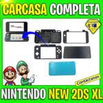 CARCASA COMPLETA NINTENDO NEW 2DS XL NEGRO AZUL