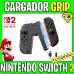 CARGADOR GRIP PARA JOYCON DE NINTENDO SWITCH 2