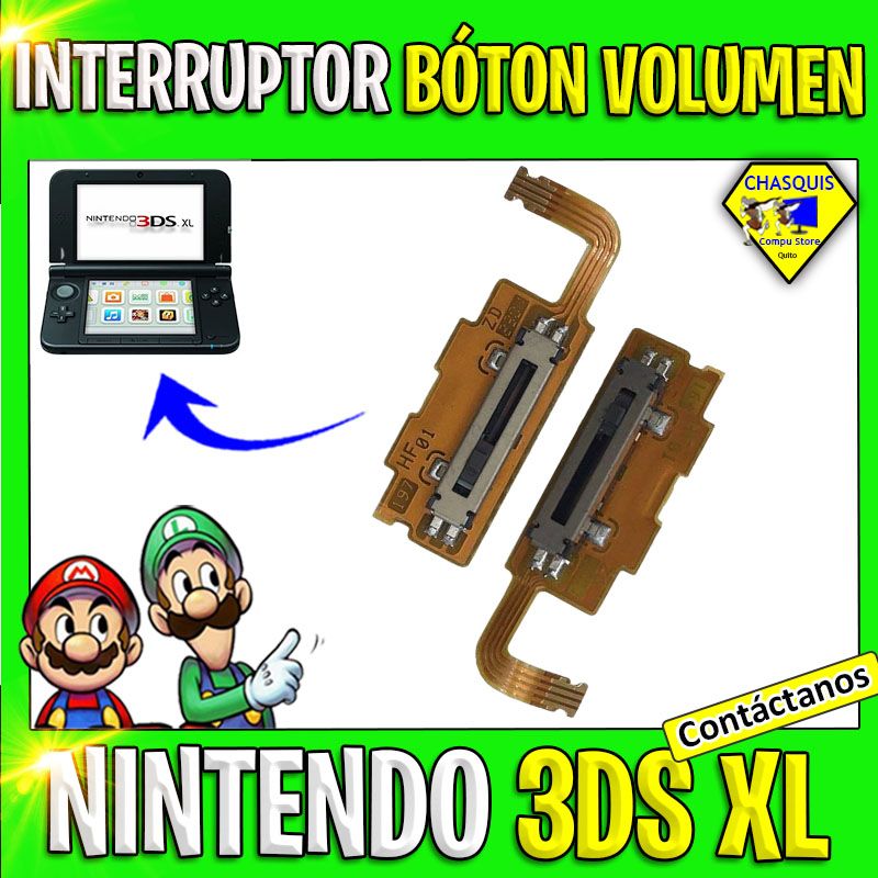 INTERRUPTOR DE BOTÓN DE VOLUMEN NINTENDO 3DSXL