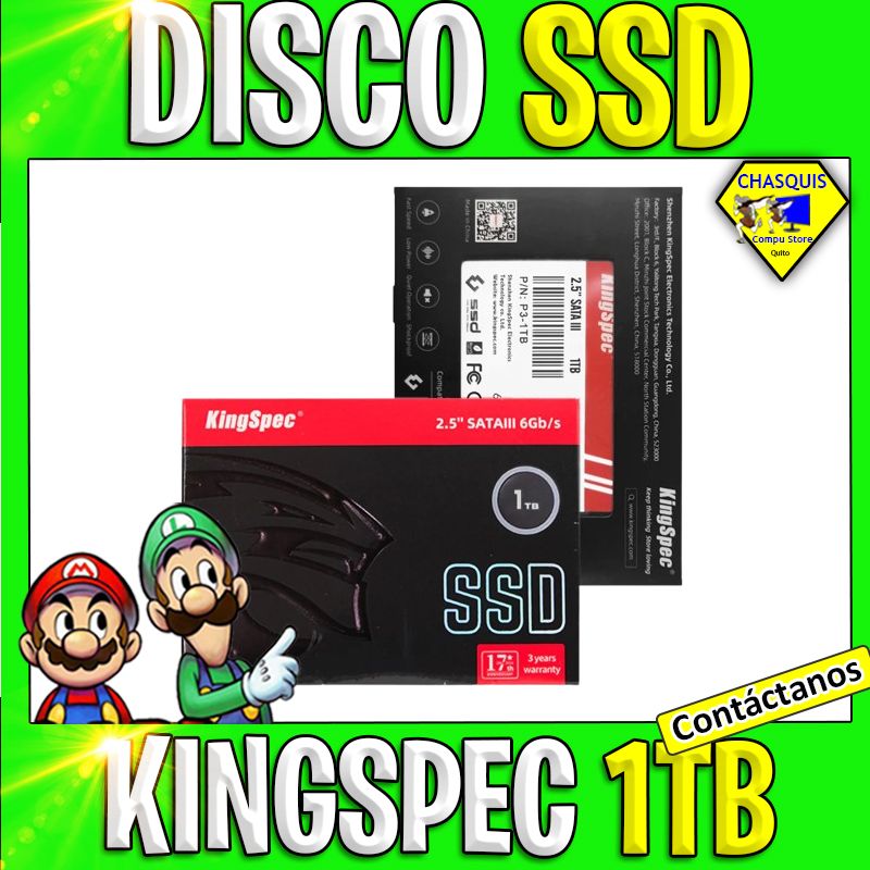 DISCO SSD KINGSPEC DE 1TB