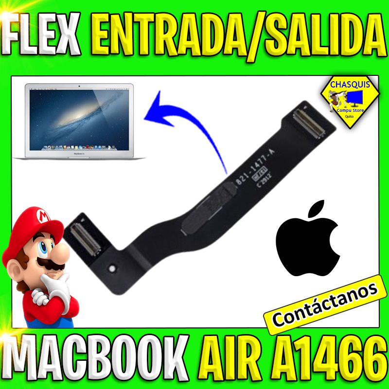 FLEX DE ENTRADA/SALIDA I/O MACBOOK AIR 13" A1466 2012 923-0128