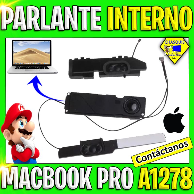 PARLANTE INTERNO MACBOOK PRO RETINA 13" A1278 AÑO 2011/ 2012 922-9769