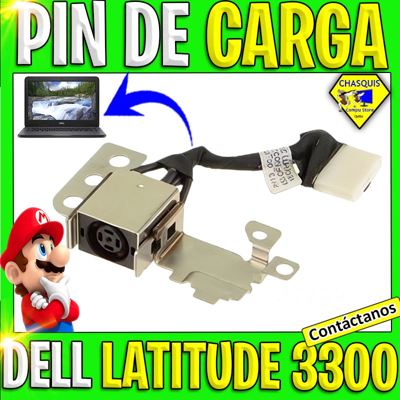 PIN DE CARGA LAPTOP DELL LATITUDE 3300
