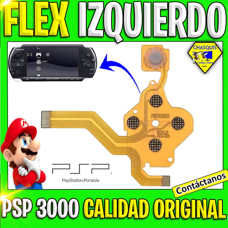 FLEX IZQUIERDA PARA PSP 3000 CALIDAD ORIGINAL