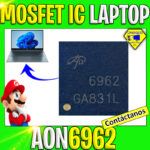 IC CHIP LAPTOP MOSFET AON6962 CANAL N 30V